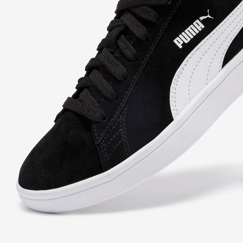 Puma Sportschuhe Kinder Schnürsenkel - Smash schwarz 