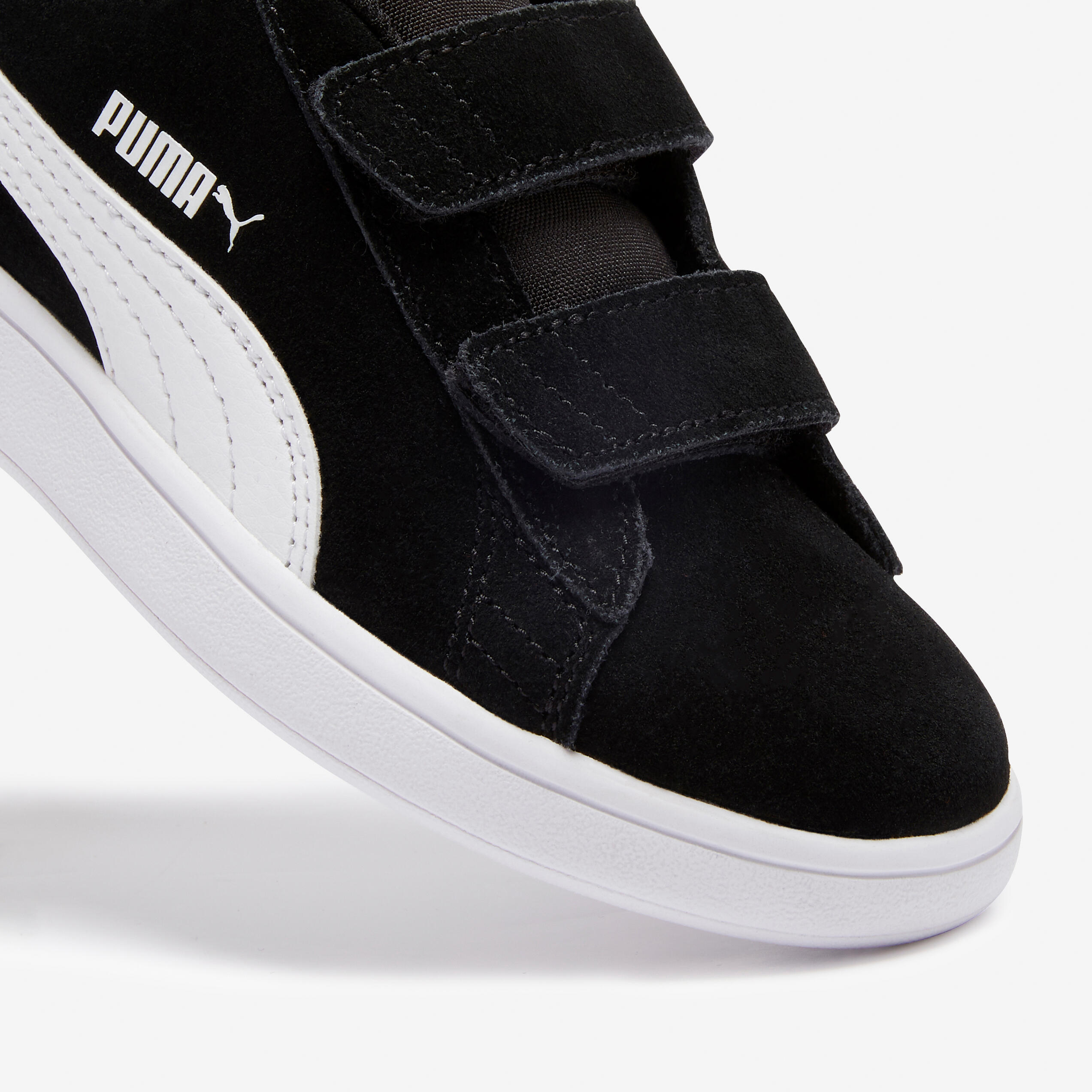 Zapatillas Deportivas Puma Smash Ni os Negro Tira Velcro Decathlon