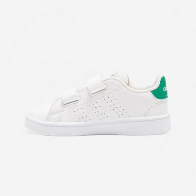 Zapatillas adidas bebé primeros pasos Advantage blanco verde talla 19 al 27