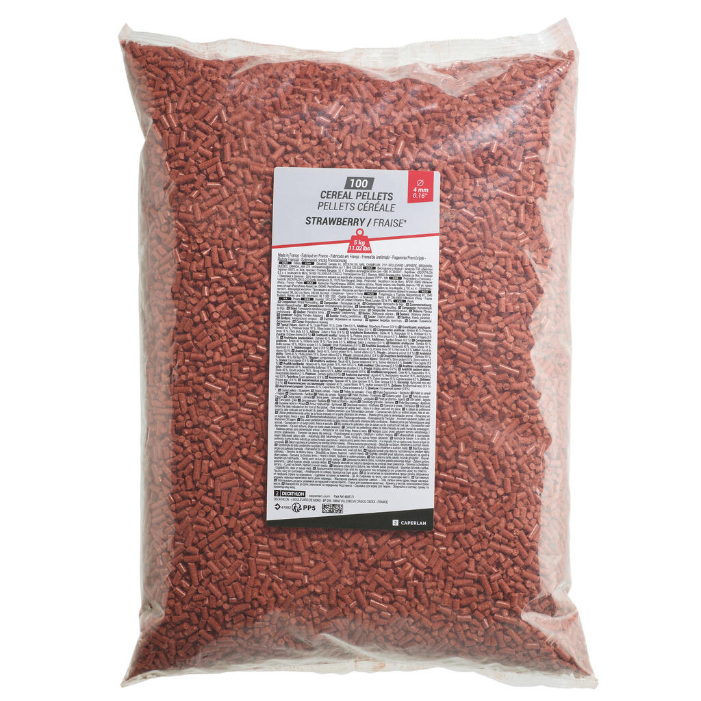 Pellets 100 Erdbeere 4 mm 5 kg 