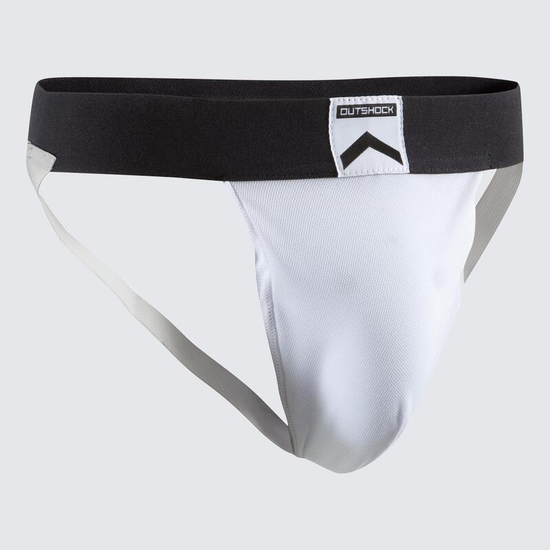 COQUILLE DE PROTECTION SLIPEE HOMME 100 BLANC OUTSHOCK