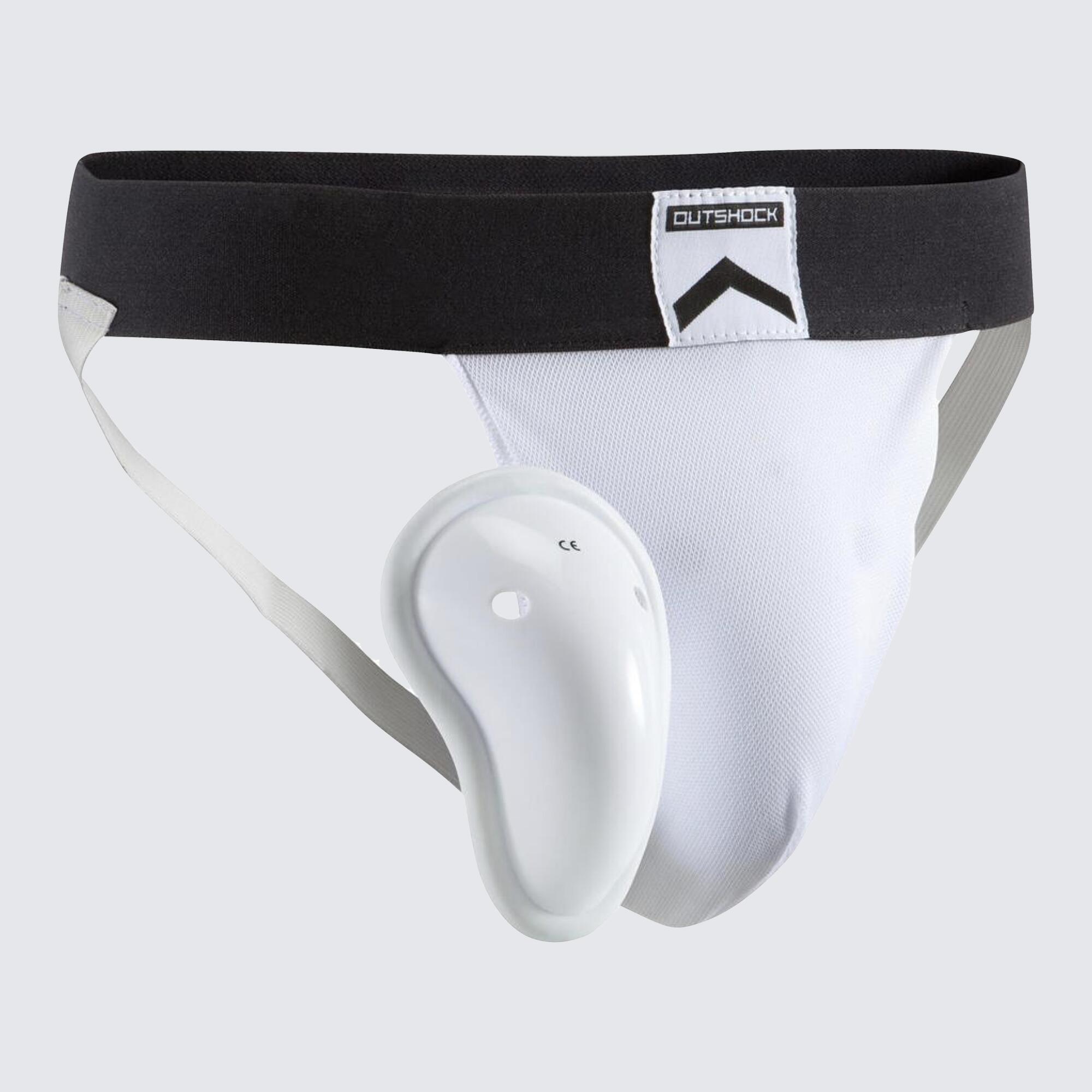 Men's Groin Guard Slipee - 100 White - OUTSHOCK