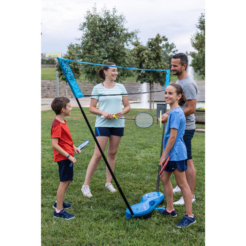 Set bádminton ( red, 2 raquetas y 2 volantes) Perfly easy set 3 M Azul