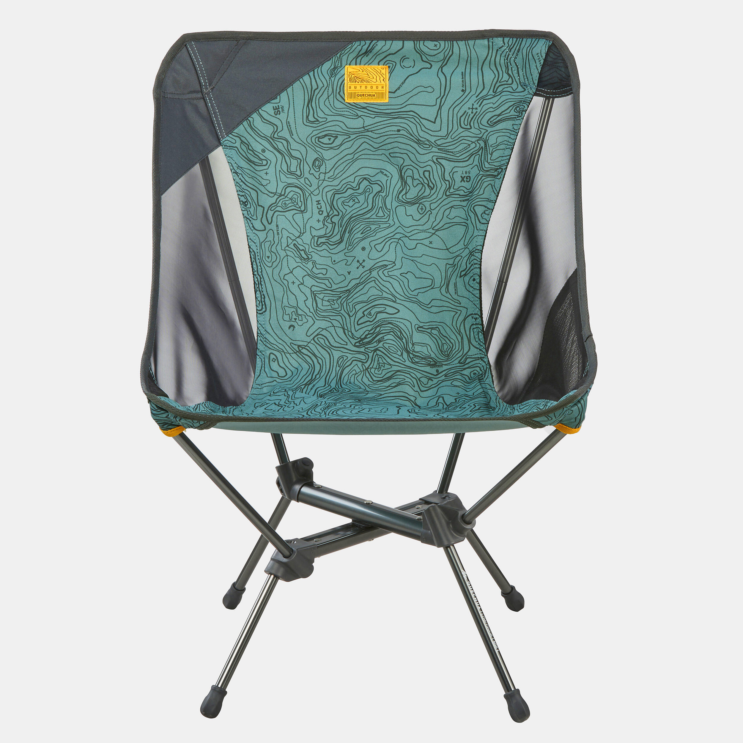 LOW FOLDING CAMPING CHAIR MH500 LIMITED EDITION GREEN 6/9