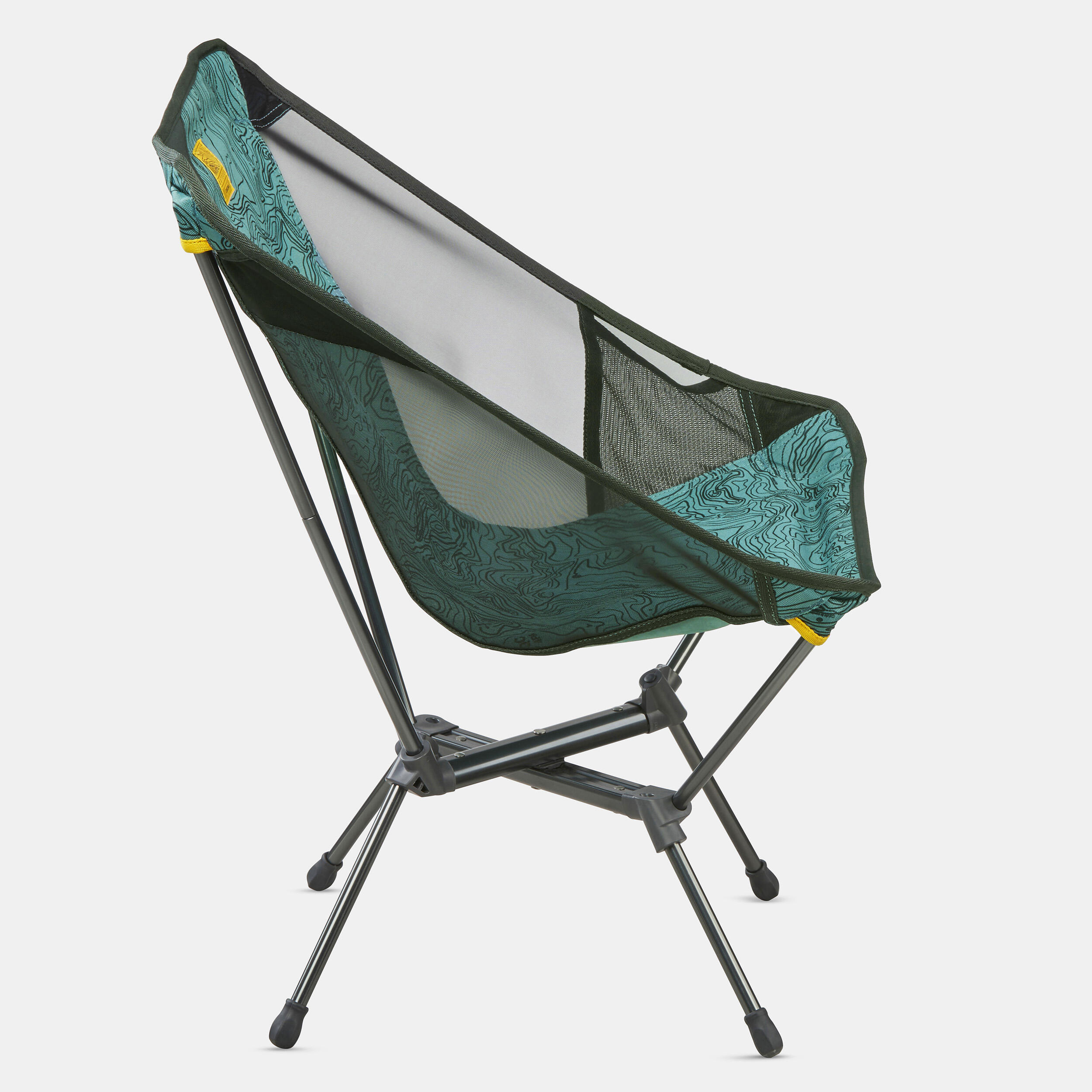 LOW FOLDING CAMPING CHAIR MH500 LIMITED EDITION GREEN 3/9