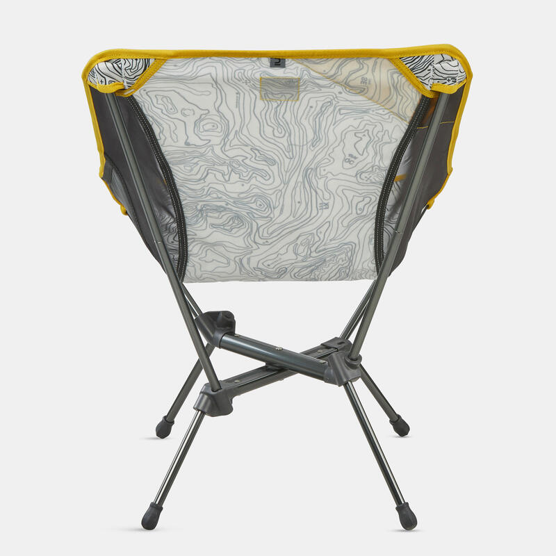 Lage vouwstoel voor de camping MH500 limited edition grijs