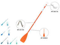 Paddle Collapsible and adjustable 3-part stand-up paddle (170-220 cm orange)