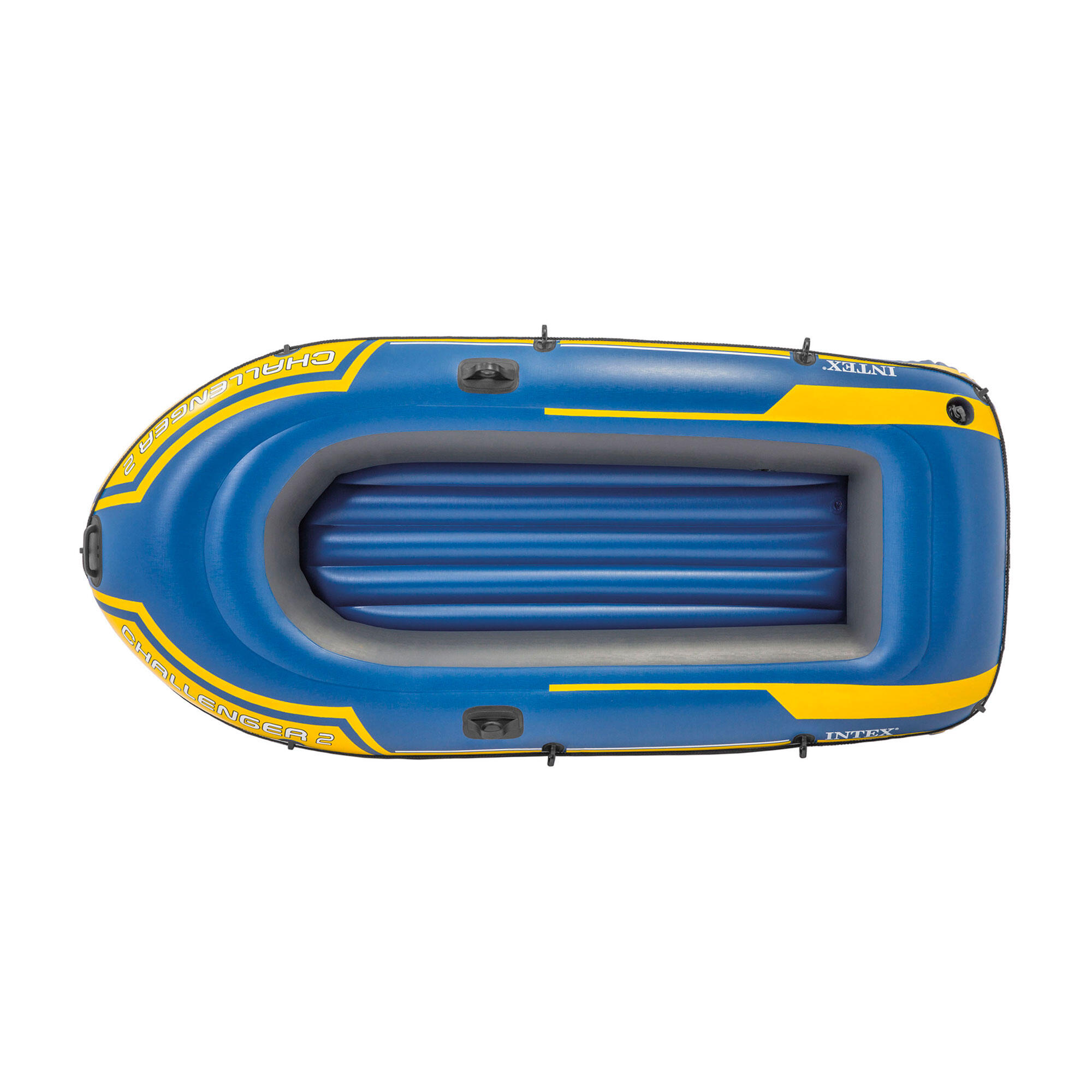 Schlauchboot Set Intex Challenger 2 blau/gelb 2/6