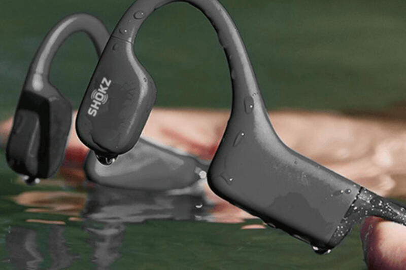 Słuchawki pływackie Aftershokz Openswim MP3 z przewodnictwem kostnym 