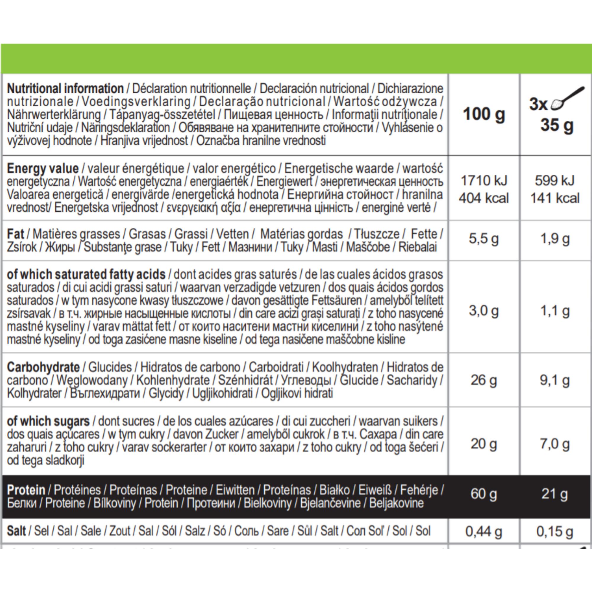 PROTEINE DEL SIERO DI LATTE BIOLOGICHE AL CIOCCOLATO 455 G