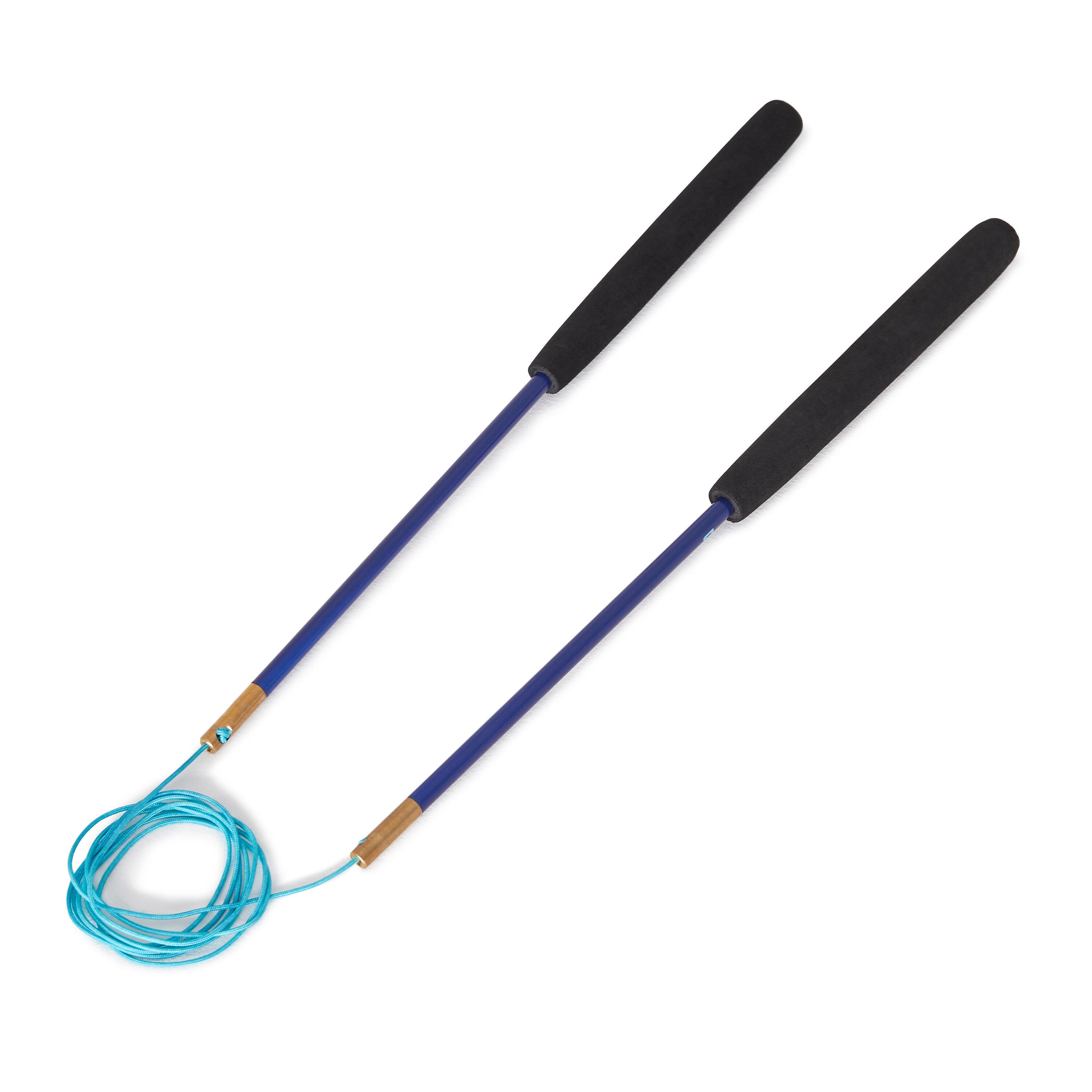 Bearing Diabolo with Fibreglass Sticks and Carrying Bag 500 - Blue 3/10