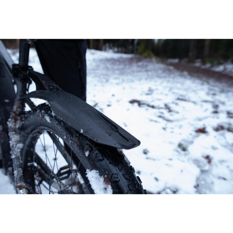 Kit apărători de noroi MTB față/spate rigide V2 26" - 27,5" - 29" Negru