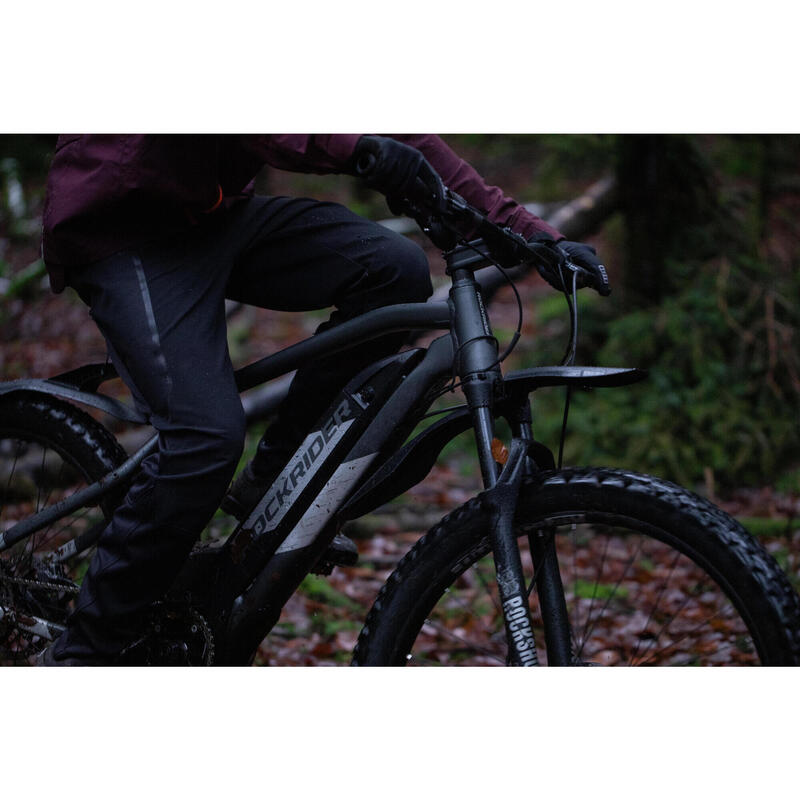 Guardabarros de bicicleta de carretera ensanchar alargado impermeable  ajustable bicicleta guardabarros bicicleta 26 / 27.5 / 29 pulgadas  guardabarros delantero y trasero
