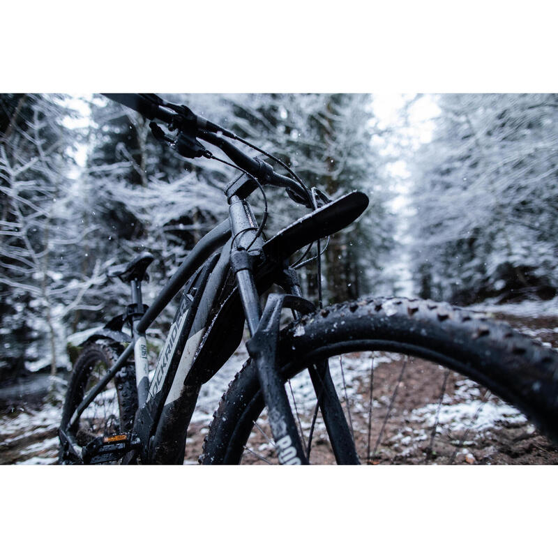 Parafango anteriore MTB rigido V2 26" - 27,5" - 29" nero