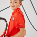 Polo de tennis enfant - TPO100 blanc