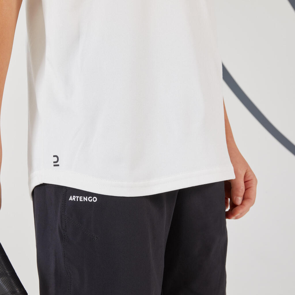 Kids' Tennis T-shirt TTS Essential - Off-White Tennis is in the Air