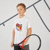 Tennis T-Shirt Kinder TTS 100 weiss