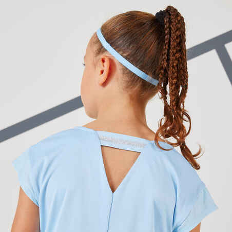 Tennis T-Shirt Mädchen TTS500 blau