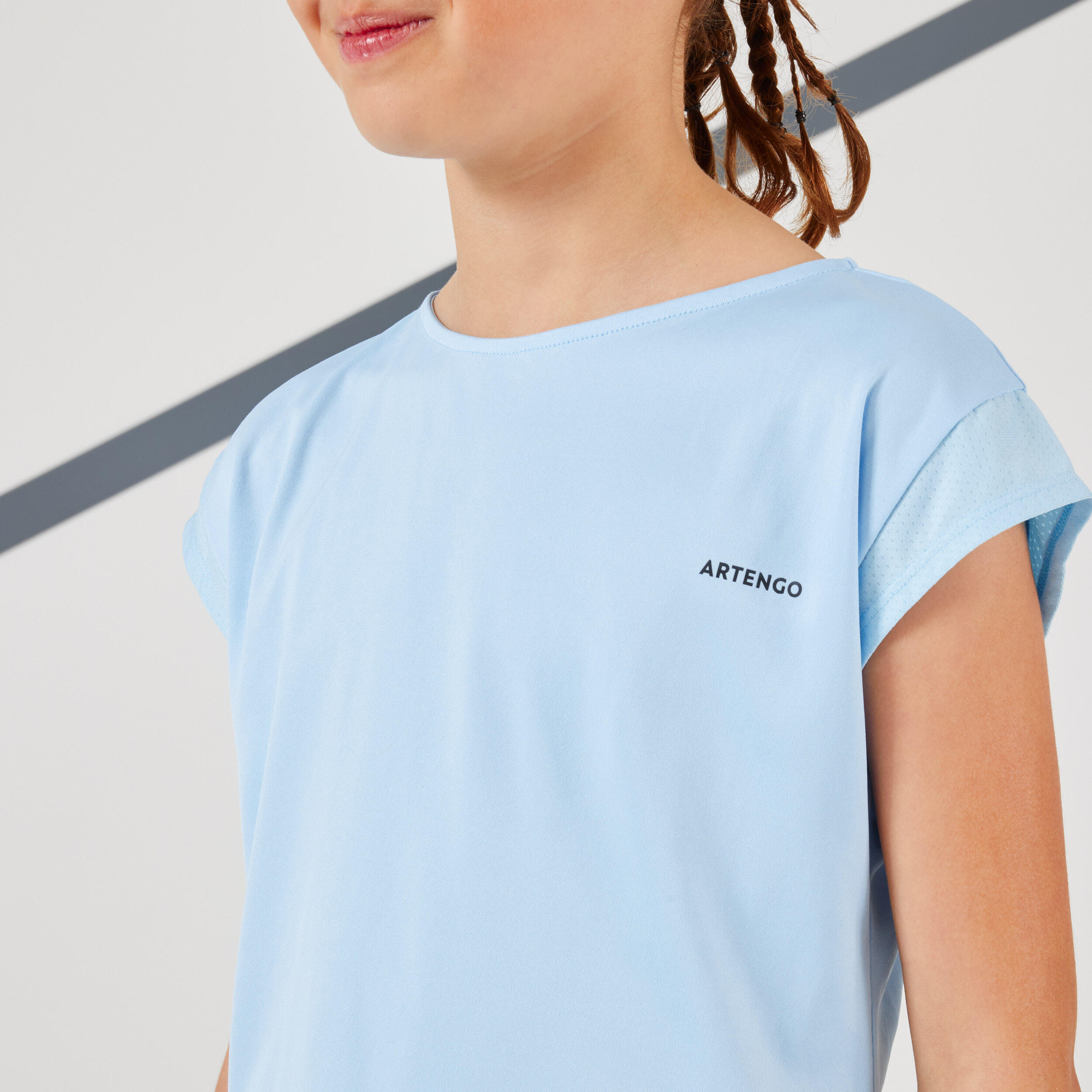 Girls' Tennis T-Shirt TTS500 - Blue 4/6