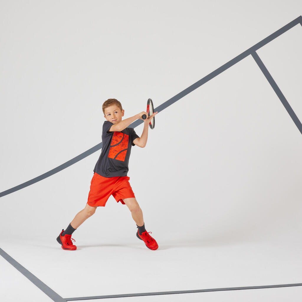 Kids' Tennis T-shirt TTS Essential - Off-White Tennis is in the Air