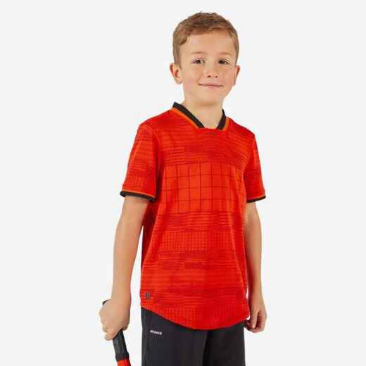 
      POLERA DE TENIS NIÑO TTS900 ROJO
  