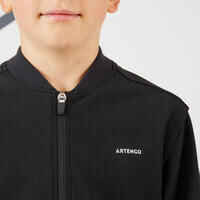 Boys' Tennis Jacket TJK500 - Black