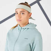 Tennis-Sweatshirt Damen SW DRY 900 hellkhaki