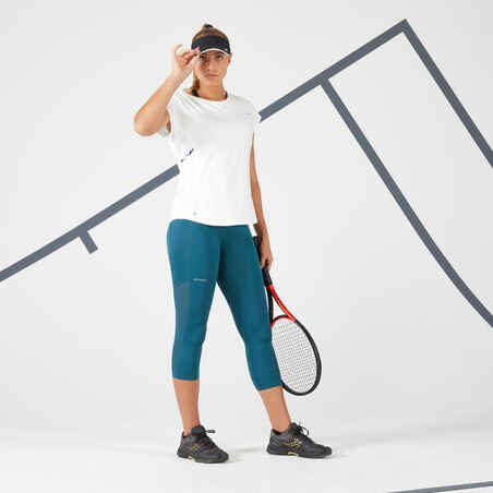 Women's Tennis Hip Ball Skirt + Leggings Dry - Black - Decathlon