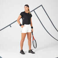 Tennis-Shorts Damen SH LIGHT 900 weiss