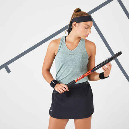 Moteriški lengvi berankoviai teniso marškinėliai „Light 900“, šviesiai rausvai žalsvi