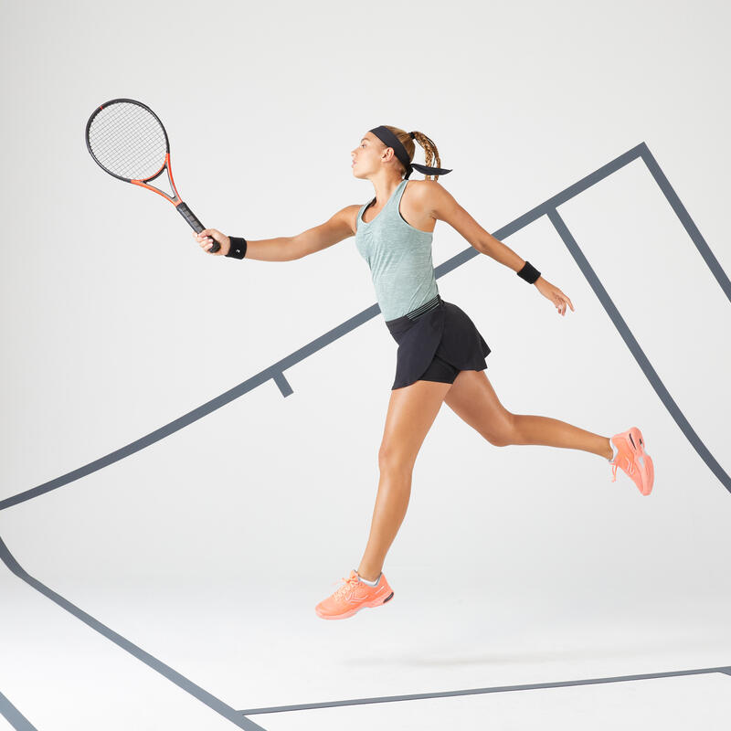 Tennistop voor dames TTK Light lichtkaki