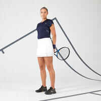 טי שירט טניס לנשים Dry 500 – כחול/שחור
