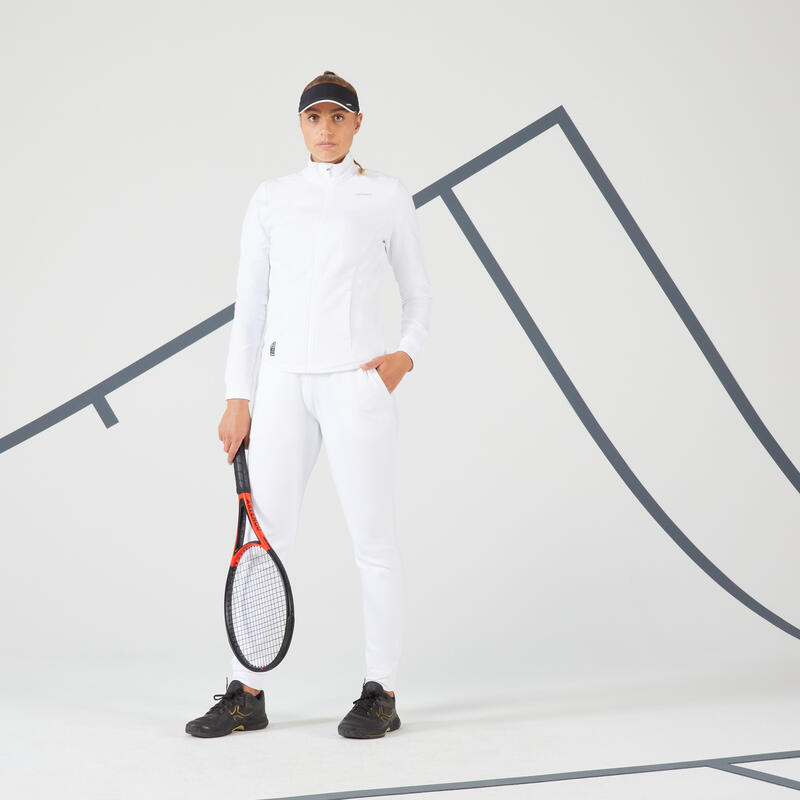 女款網球外套JK Dry 900－白色