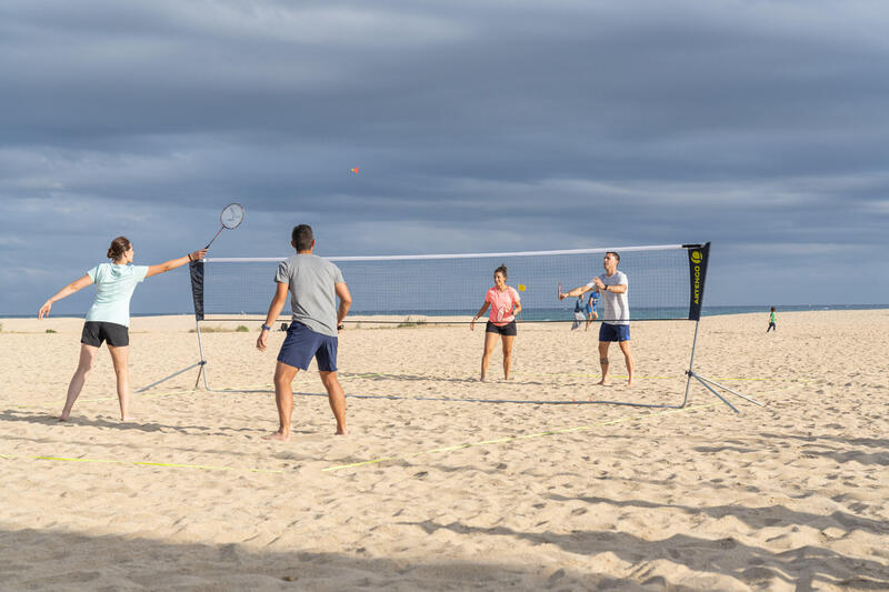 Filet De Badminton Avec Poteaux Dimension Officielle 6,10 m