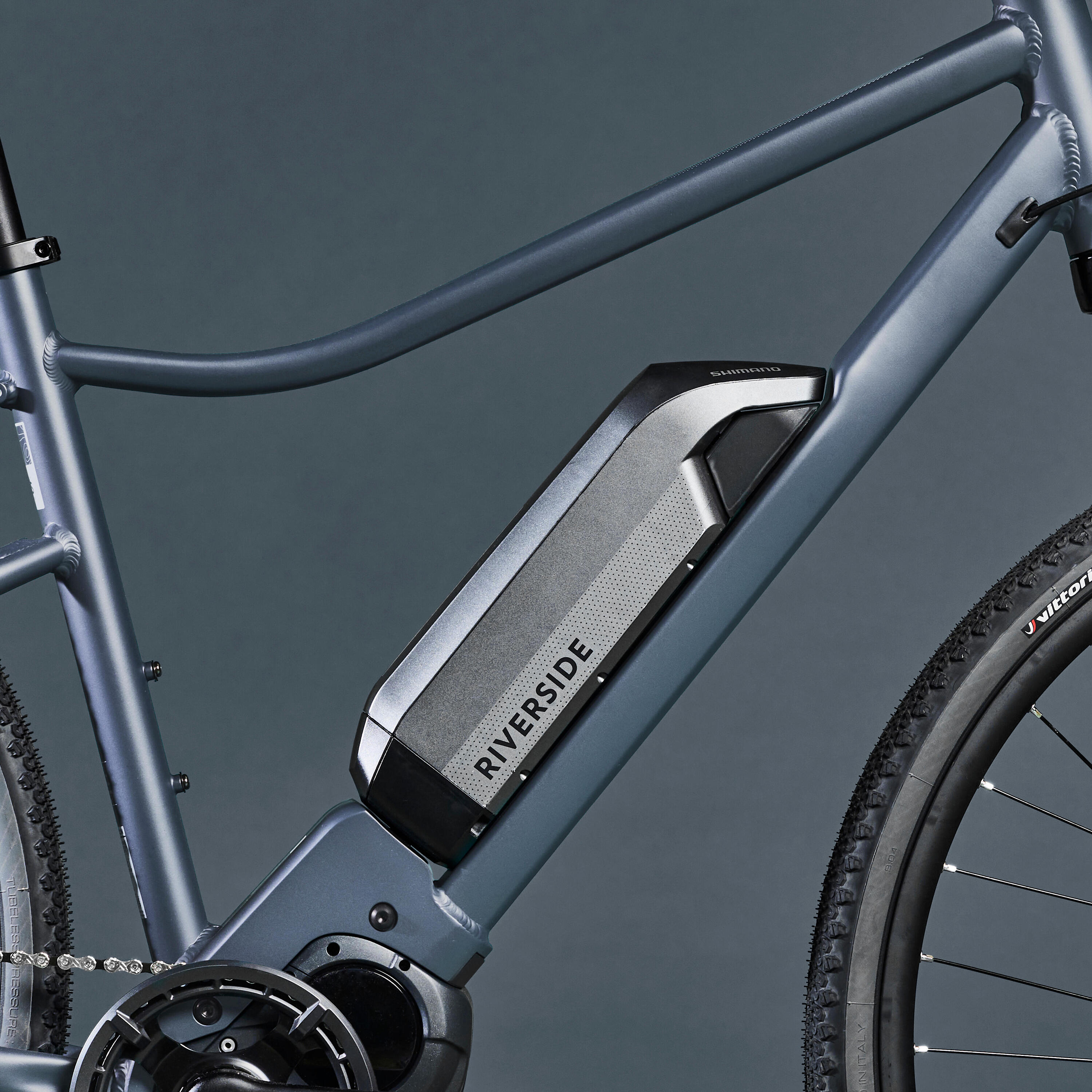 Shimano 60 Nm motor, long-distance electric hybrid bike, grey 13/23