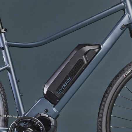 Shimano 60 Nm motor, long-distance electric hybrid bike, blue