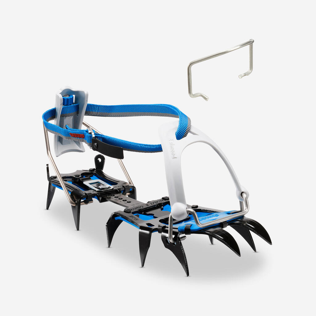 12-point mountaineering CRAMPONS- MAKALU SEMI-AUTOMATIC / AUTOMATIC