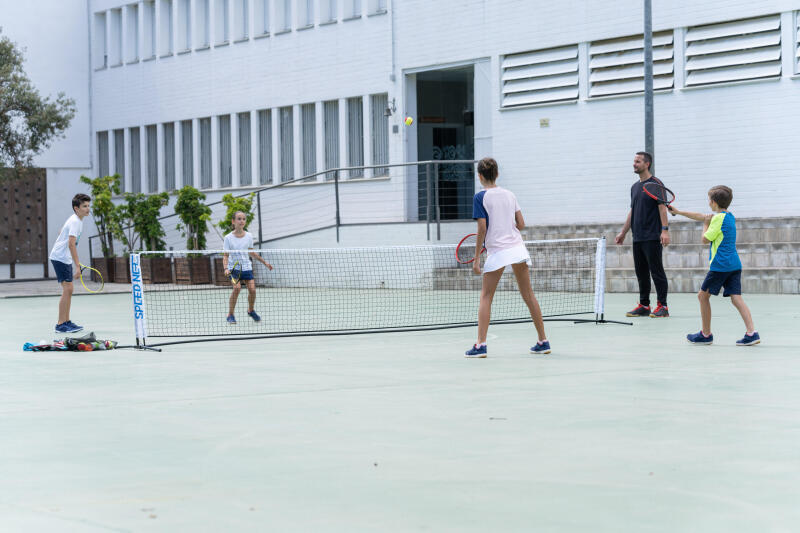 Siatka i słupki do badmintona i tenisa Perfly SpeedNet 500