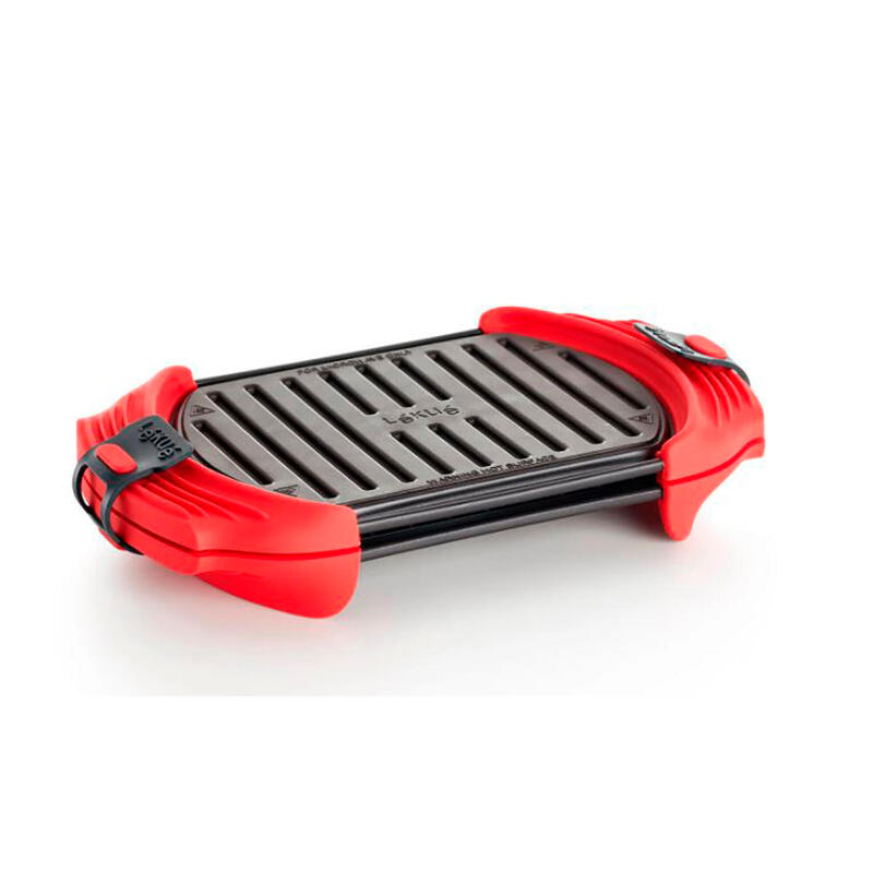 Lékué Grill para microondas Rojo