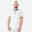 Camiseta de tenis manga corta slim con cuello hombre Artengo TTS Dry blanco