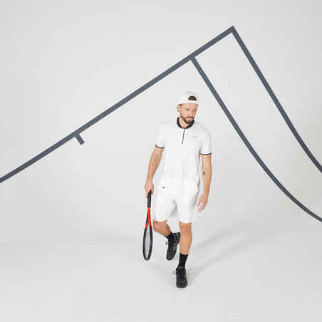 Vyriški trumparankoviai teniso marškinėliai „TTS Dry+“, balti