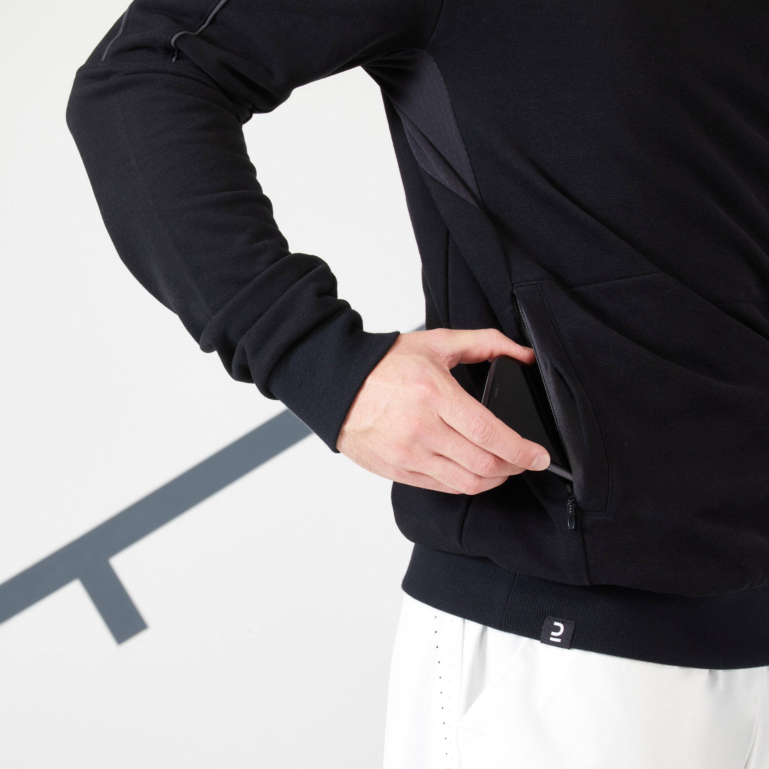 Men's Tennis Hoodie Soft - Black -  5