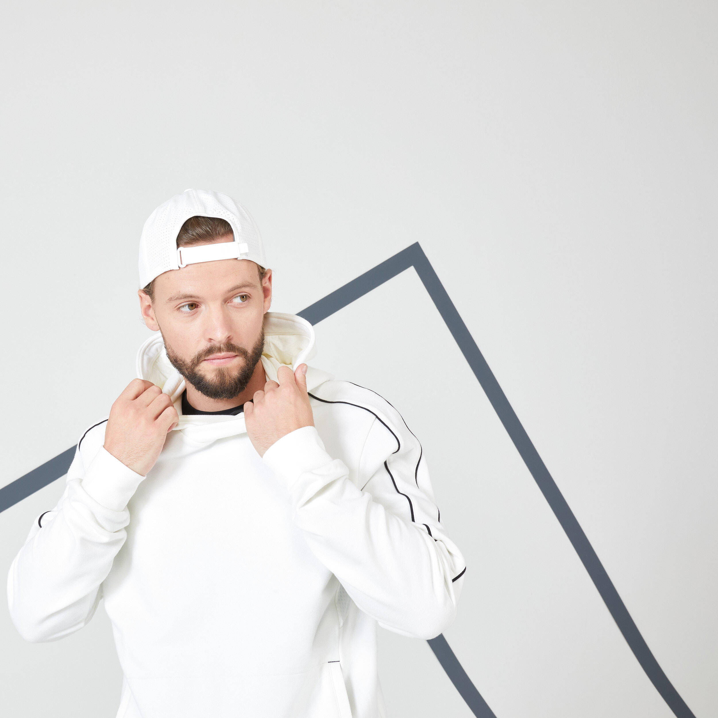 Men's Tennis Hoodie Soft - Off-White 11/11