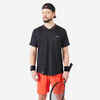 Majica kratkih rukava za tenis Dry VN muška crno-crvena