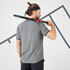 Men Tennis T-Shirt - TTS DRY+ Khaki Grey