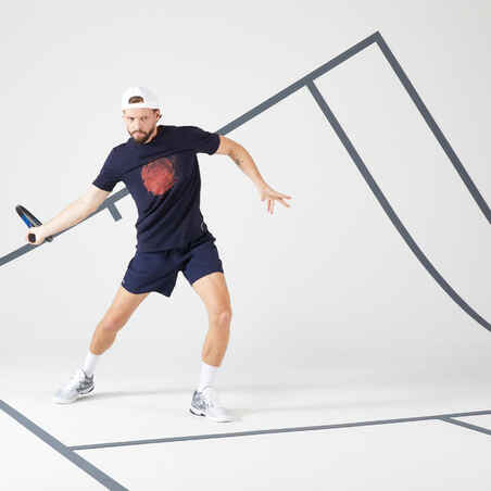 Men's Tennis T-Shirt Soft - Navy