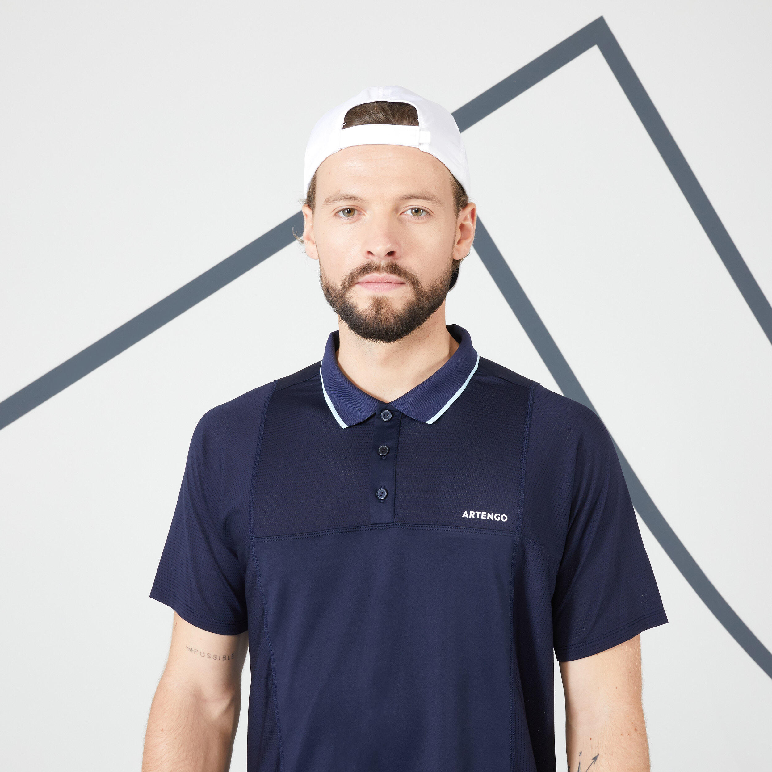 Men's Short-Sleeved Tennis Polo TPO Dry 