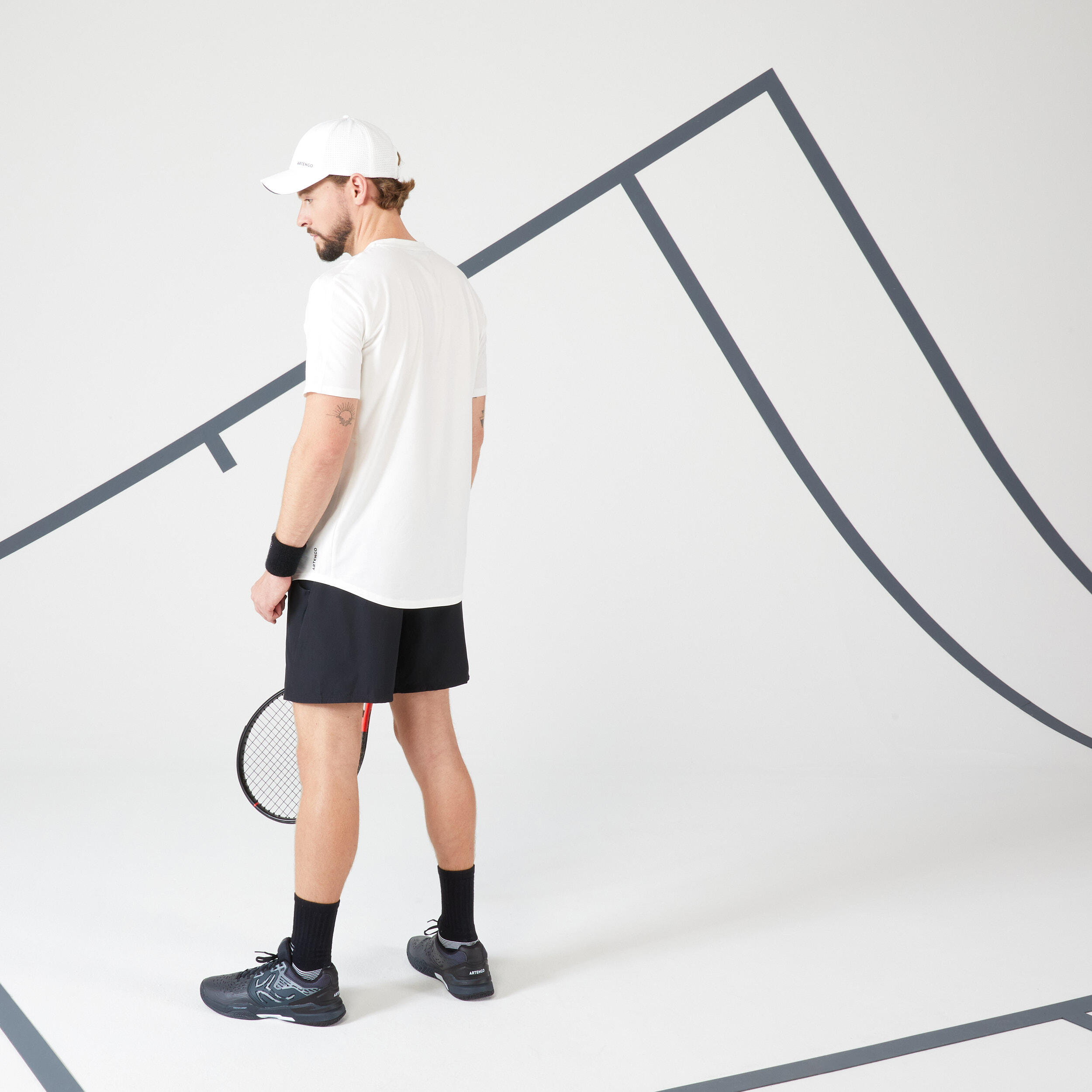 Men Tennis T-Shirt - TTS Soft Off White
