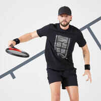 Men's Tennis T-Shirt Soft - Black