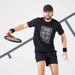 Men's Tennis T-Shirt Soft - Black